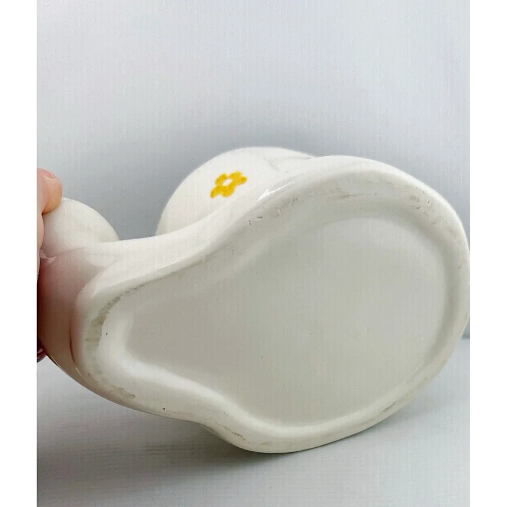 Ceramic Snail Shaped Outdoor Patio Tabletop Decor